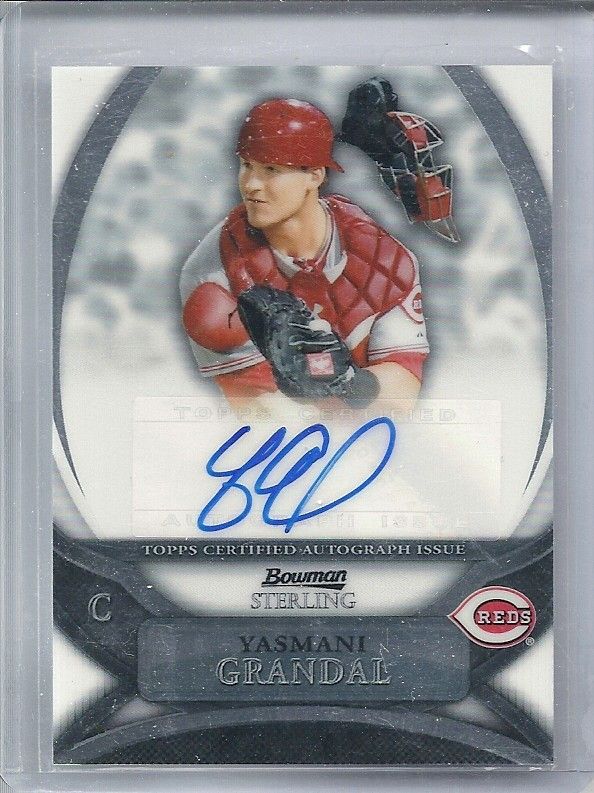 2010 Bowman Sterling Yasmani Grandal Rookie Autograph NICe CARD Guy is 