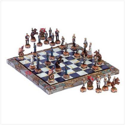 civil war chess set