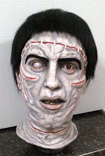 Christopher Lee Curse of Frankenstein head prop mask bust with