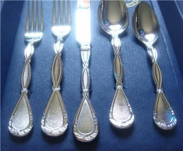  18 8 Godinger Crown Jewel Collection Claridge Flatware Set New