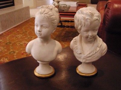 vtg borghese boy girl bookends