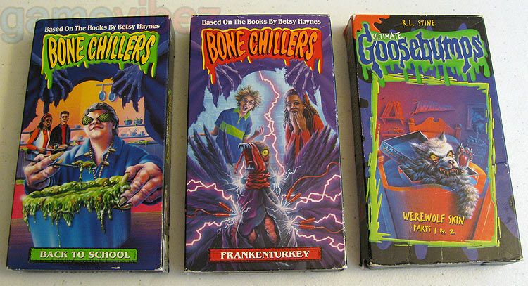  Werewolf Skin Parts 1 & 2 / Bone Chillers Back to School VHS