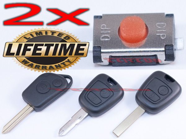  Remote Key Fob Citroen C1 C2 C3 C4 Xsara Picasso Berlingo Saxo