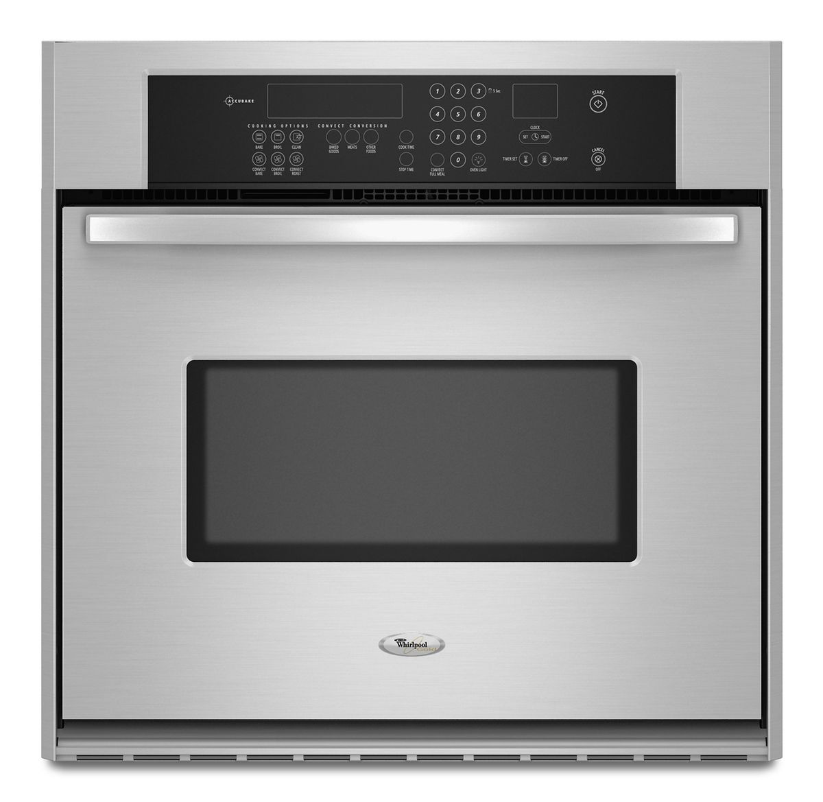 Whirlpool 30 Convection Wall Oven Stainless Steel Self Cleaning