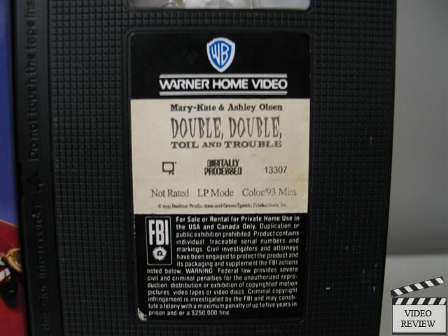  Trouble VHS Mary Kate Ashley Olsen Cloris Leachman 085391330738