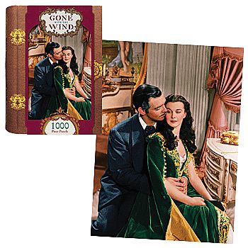  with The Wind Bookshelf Jigsaw Puzzle Classic Movie Brainteaser