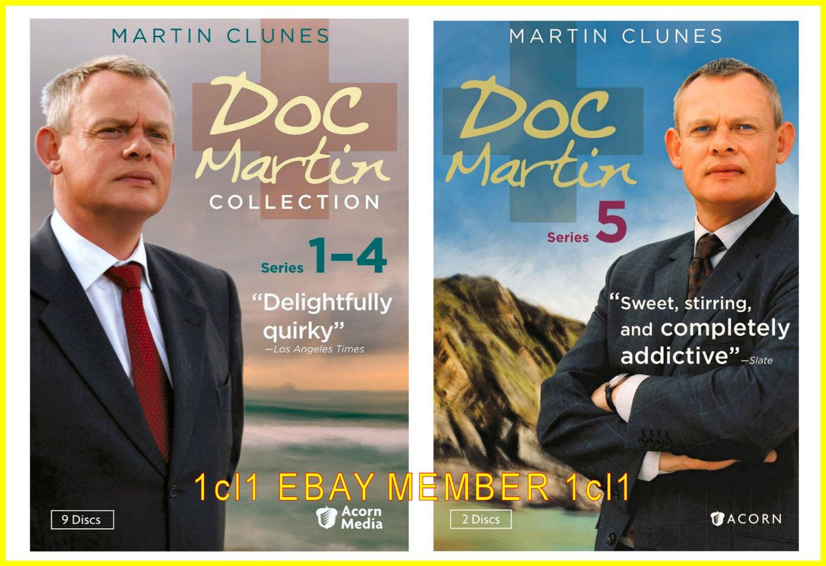  Series 1 + 2 + 3 + 4 + 5 FREE SHIP 11 Dvd Set 1 5 Martin Clunes PBS