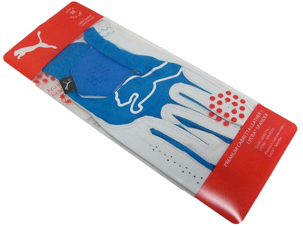  Puma Mens Monoline Performance Golf Glove Blue