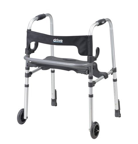 Drive 10233 Clever Lite LS Rollator Walker Push Brakes