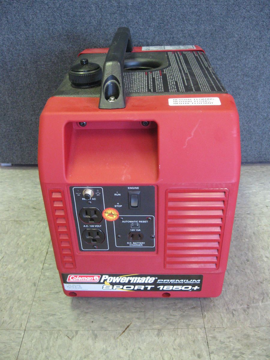 Coleman Powermate Sport 1850 PM0401851 Portable Gas Generator