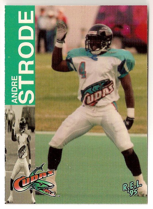   CFL Birmingham Barracudas ANDRE STRODE Denver CO Colorado State Rams