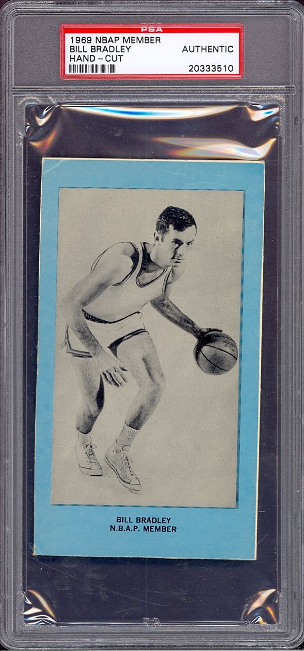 1969 Nbap Member NBA Bill Bradley Rookie HOF Knicks PSA Authentic Pop