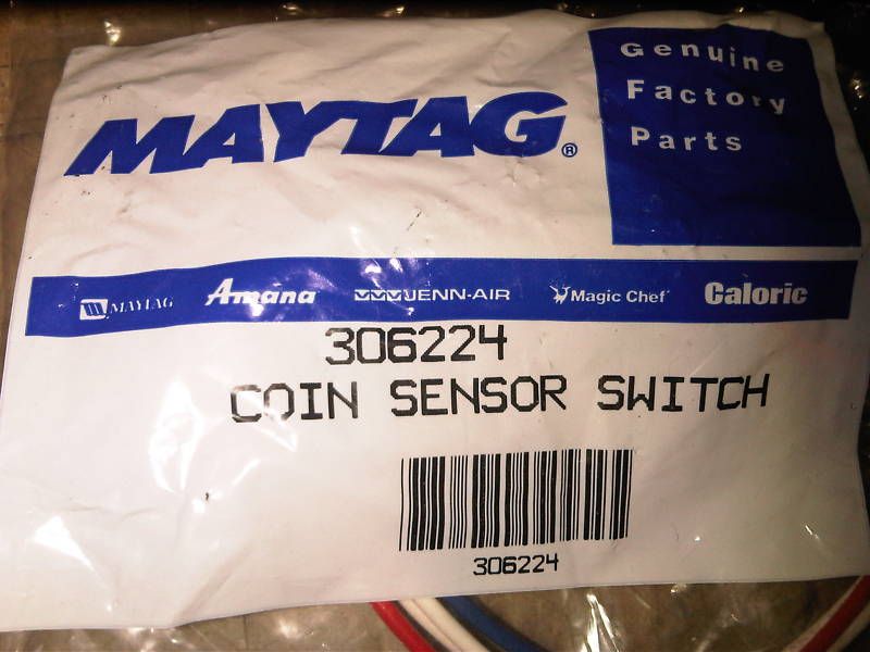  Coin Sensor 306224 Whirlpool Maytag