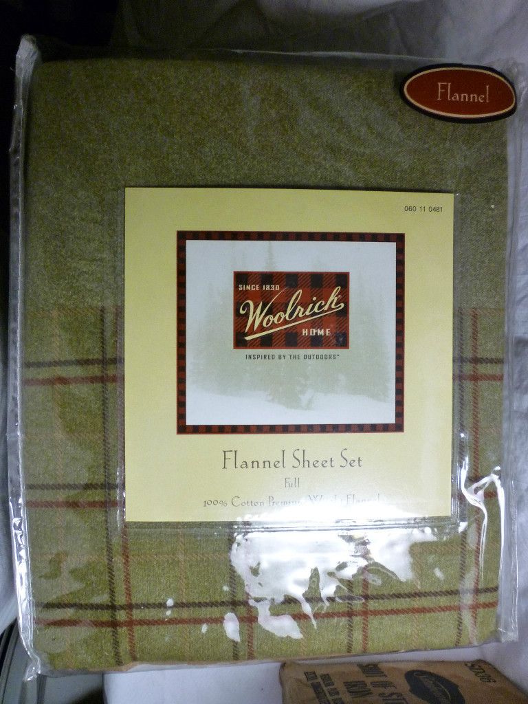 Woolrich Home Inspired by The Outdoors Full Flannel Sheet Sets