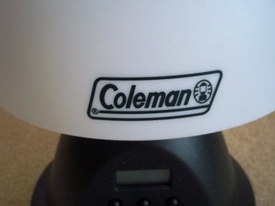 Coleman Battery Operated Light Camping Lamp with Digital Alarm Clock