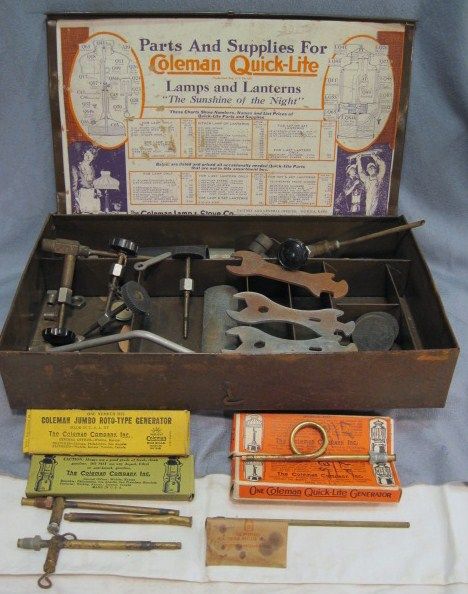 1928 Coleman Lantern Store Display Parts Generator Lamp