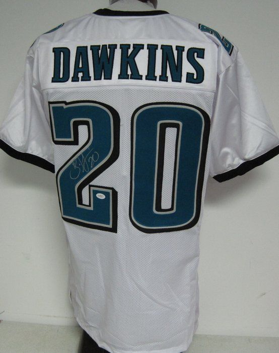 Brian Dawkins Eagles 20 Signed Autographed Jersey JSA