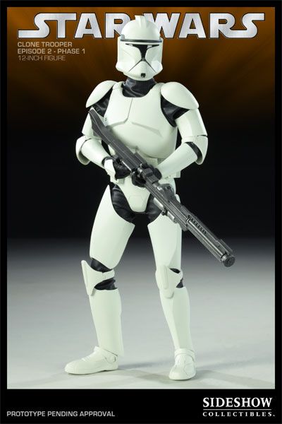Star Wars Clone Trooper 1st Phase Armor Sideshow 12 Figure Line