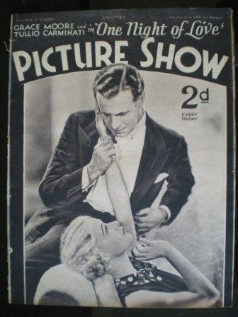 Conrad Veidt Leslie Howard in Picture Show 1935 UK Mag