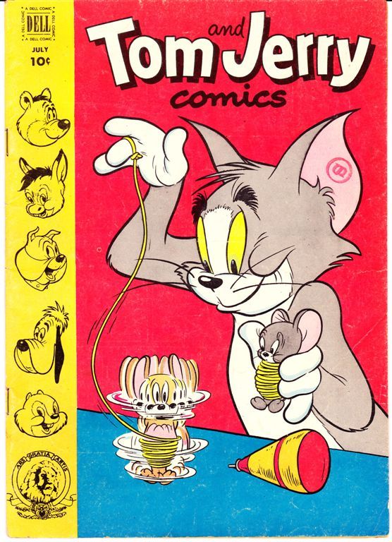 Tom and Jerry Comics 96 Cartoon Dell 1952 FN 6 0