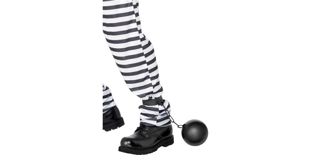 Adult Ball and Chain for Convicts and Bucks Smiffys Fancy Dress