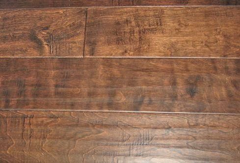  Distressed Hand Scraped Birch Coffee Bean Hardwood Floor/Flooring