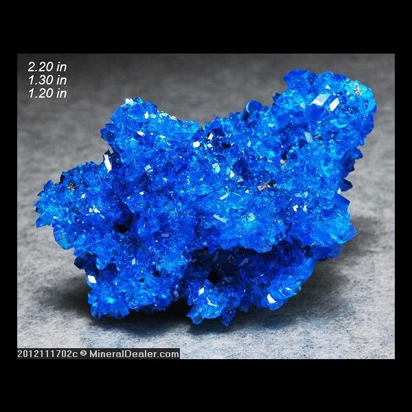 chalcanthite laboratory grown copper sulfate location poland small