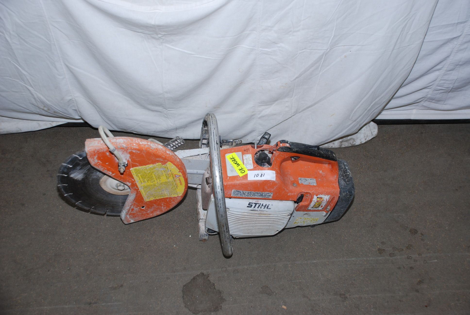 Stihl TS400 TS 400 Concrete Cutting Saw Tested Inv 1081