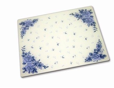 Corelle Blue Velvet 15 x 12 Glass Counter Saver Board