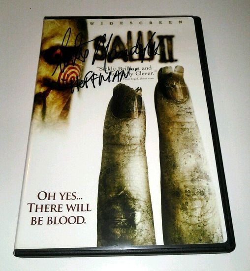 saw 2 dvd autographed by costas mandylor hoffman