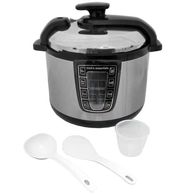 Cooks Essentials 99790 5 25 Quart Electric Pressure Cooker