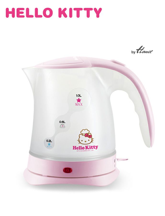 HANIL] HELLO KITTY Cordless Electric Kettle 1000ml HEK 104HK