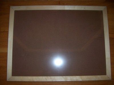 CORK BOARD 18 X 24 HARDWOOD FRAME BULLETIN MESSAGES NOTES SCHOOL HOME