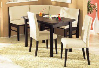 Modern Corner Bench Breakfast Kitchen Nook Dining Set