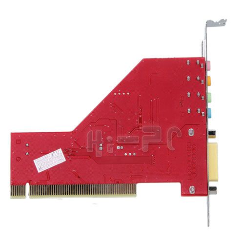 NEW 4 Channel Audio 3D PC PCI Sound Audio Card w/Game MIDI Port