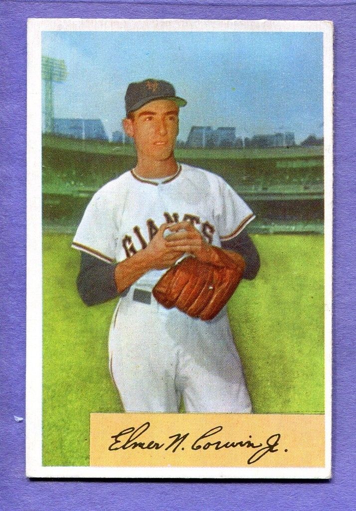 1954 Bowman Set Break 137 Al Corwin EX MINT