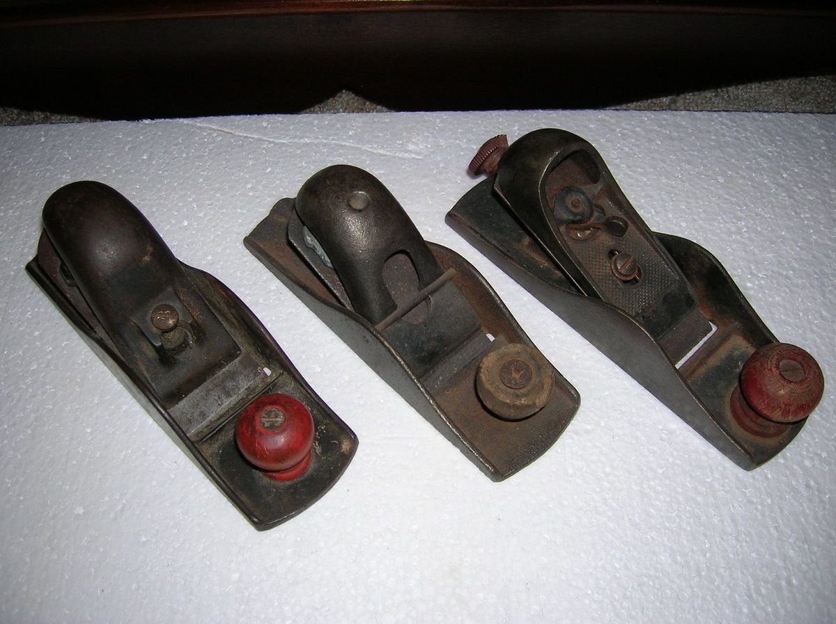  3 Vintage Block Planes Lot