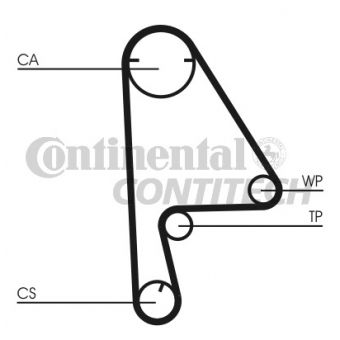 Conti CT1082 Zahnriemen Honda