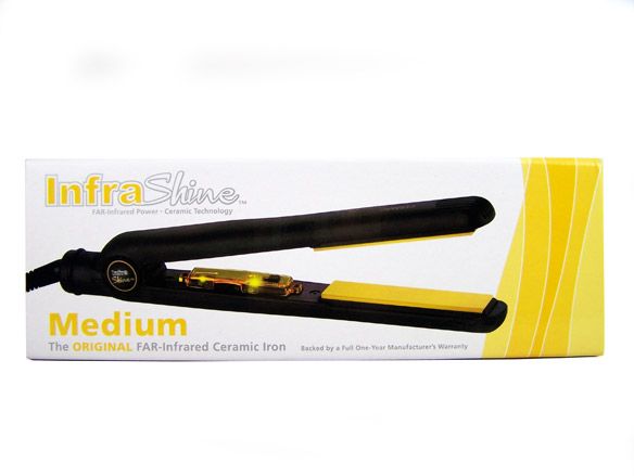 Infrashine Original Ceramic Ionic Flat Hair Iron 1 New