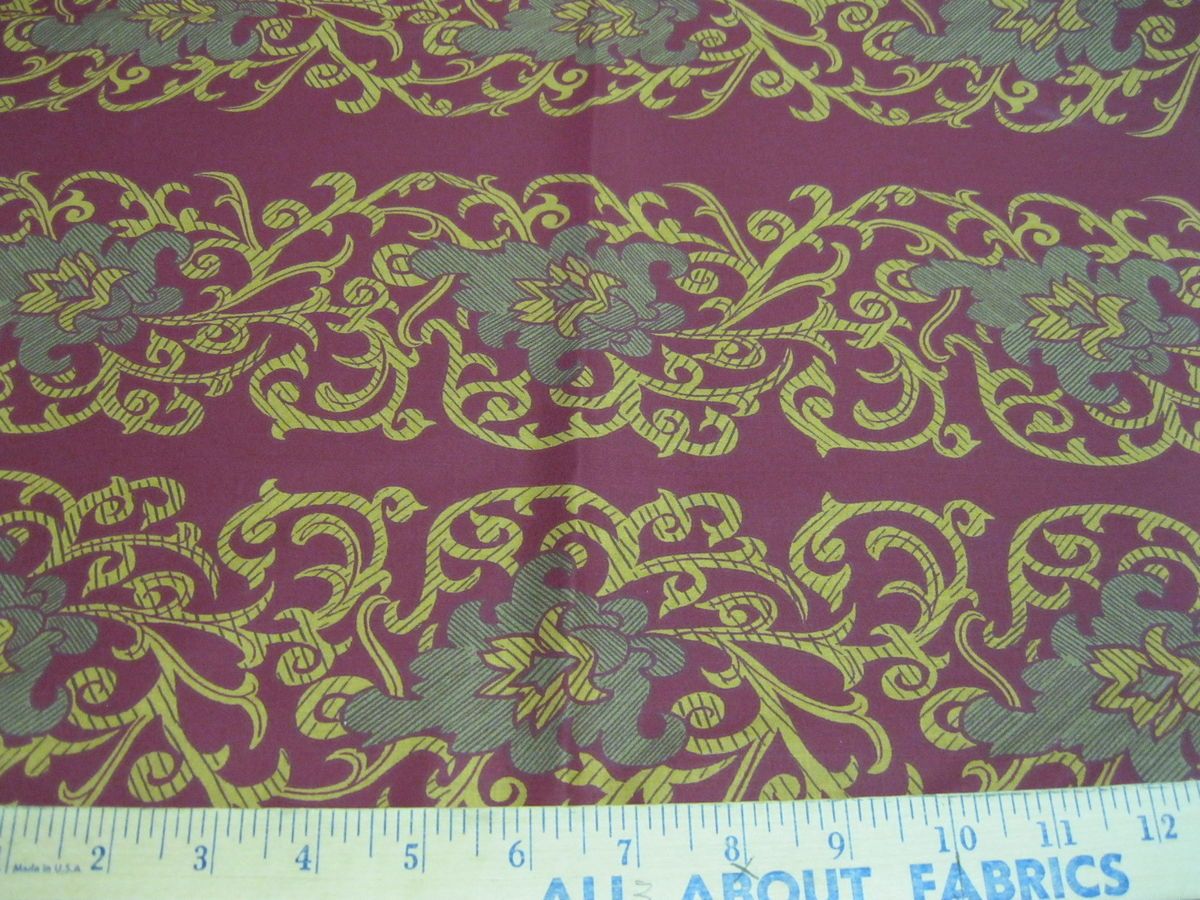 Discount Fabric Croscill Cotton Scrolling Abstract REM201