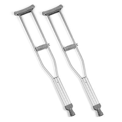 Invacare Adult Quick Change Crutch Crutches One Pair