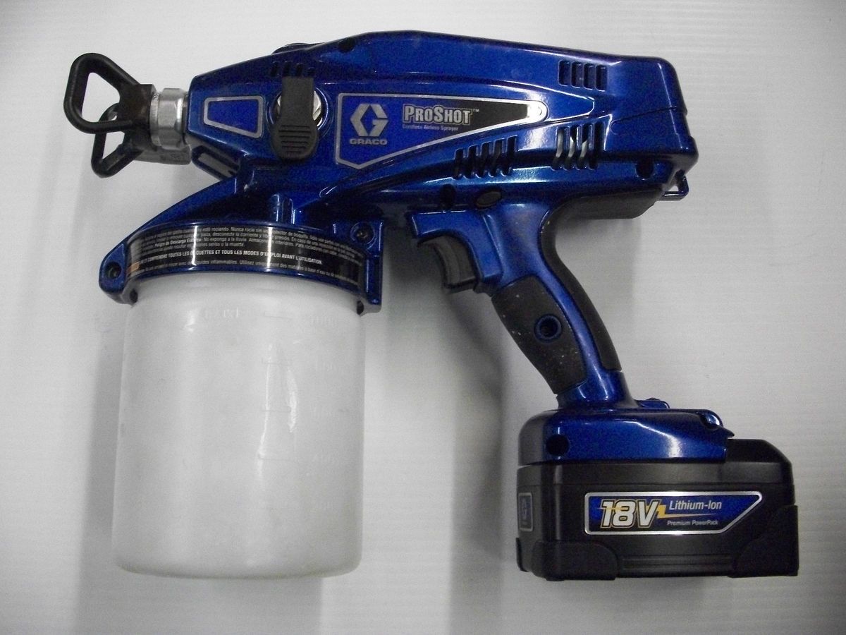 proshot cordless paint sprayer