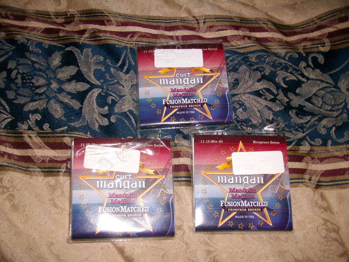  Curt Mangan Mandolin Strings 3 Sets