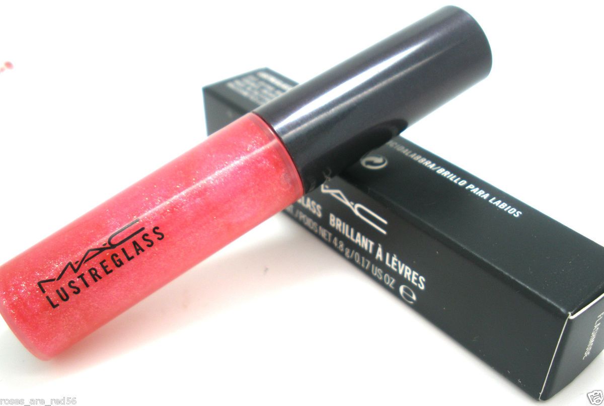 MAC COSMETICS *FLASHMODE* LUSTREGLASS LIP GLOSS (FUCHSIA PINK) 100%