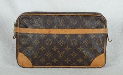  Vuitton Monogram Pochette Cosmetique GM Unusable Sticky Pocket