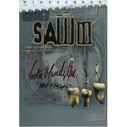 saw 3 dvd autographed by costas mandylor hoffman