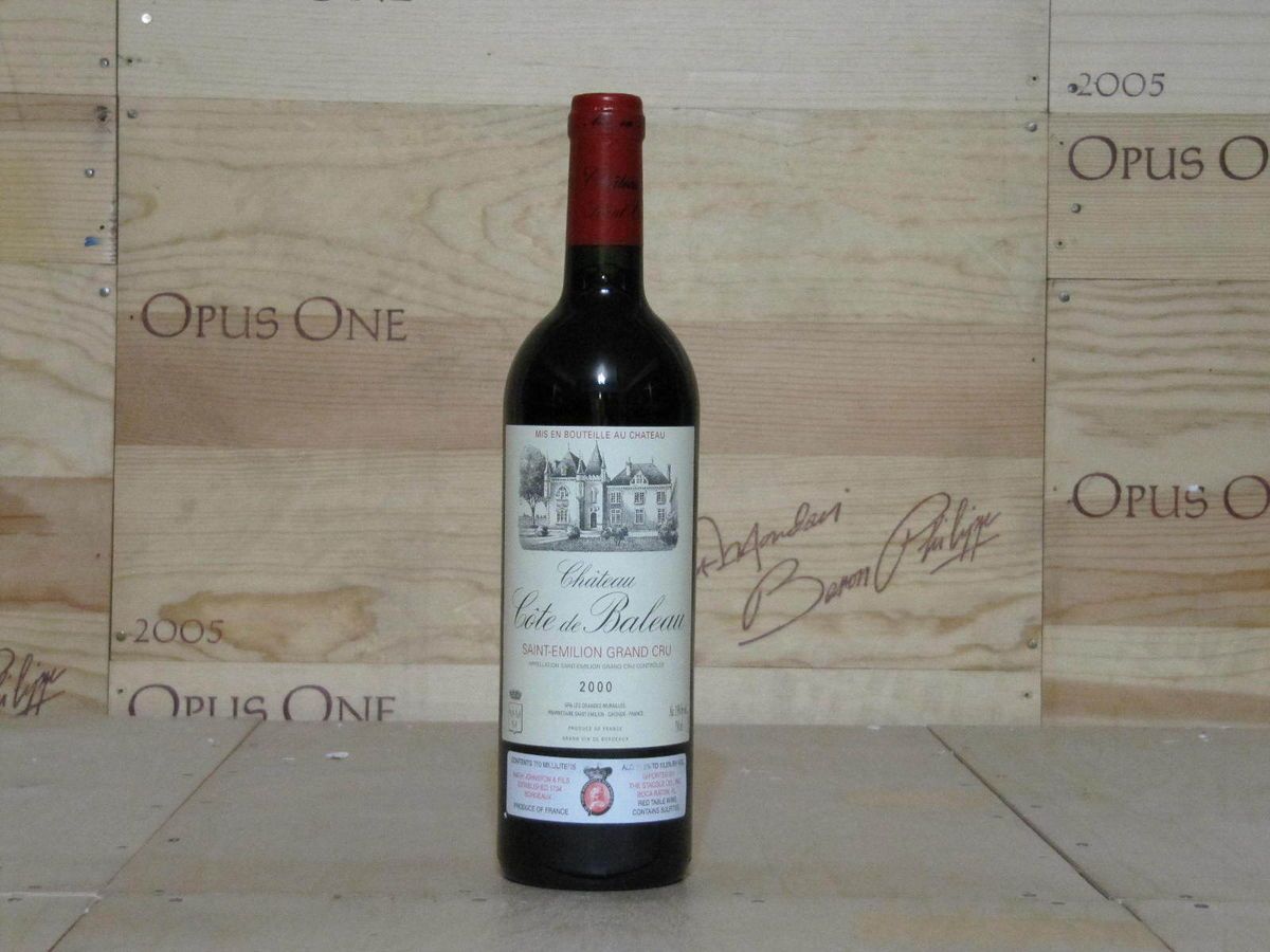 2000 Chateau Cote de Baleau Saint Emilion Grand Cru Bordeaux