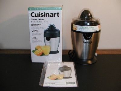 Cuisinart Orange Juicer Model ccj 100 Citrus Grapefruit