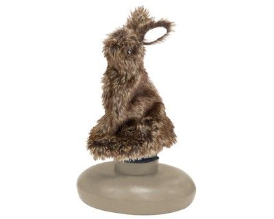 Expedite Hare Bawl Screamer with Remote w Realistic Faux Fur Rabbit