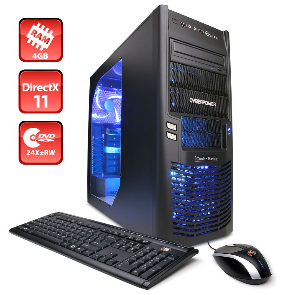 Cyberpowerpc Gamer Ultra Gua120 W/ Amd X2 260 Cpu 4gb Ddr3 Amd Radeon